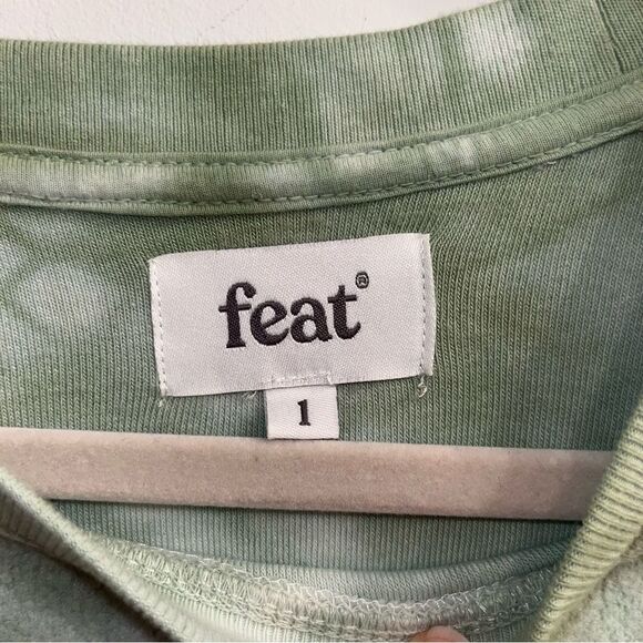 Feat BlanketBlend Matcha Crewneck Sweatshirt Unisex Size Large - Picture 3 of 9